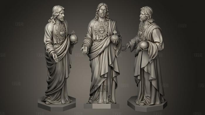 jesus statues stl model for CNC